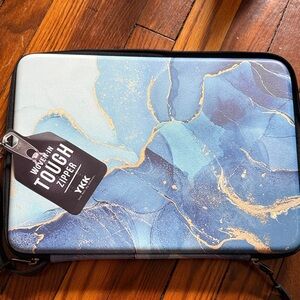 Blue and Gold Laptop Sleeve